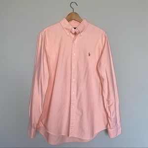 Ralph Lauren Button Oxford Shirt Pastel Orange